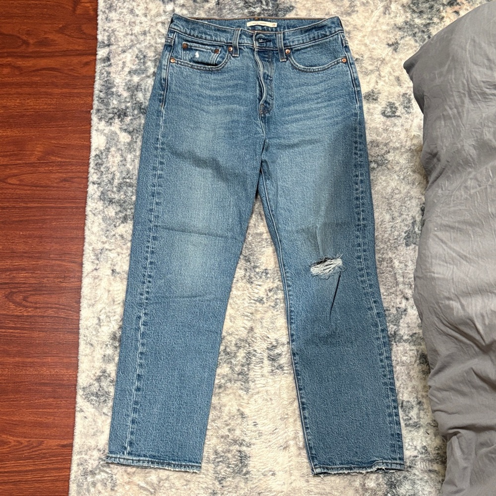 Levi's Blue Straight Leg Women's Jeans